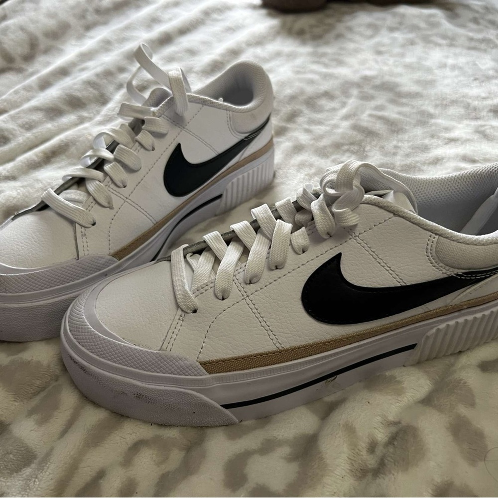 White and Black Sneakers
